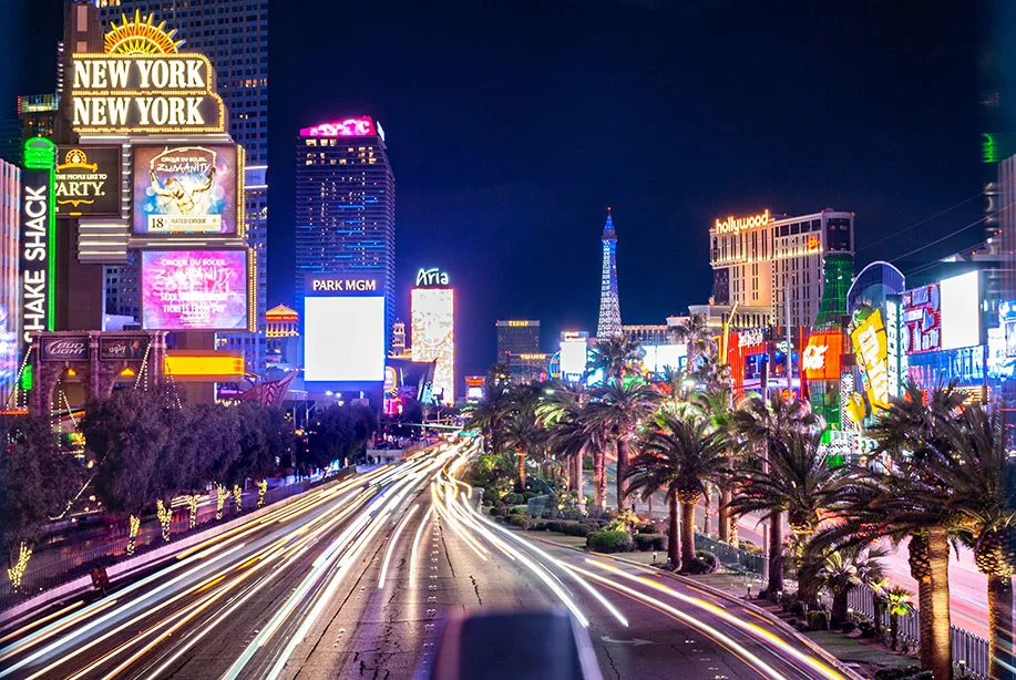 Vegas_Tout Las Vegas, Nevada Strip at Night