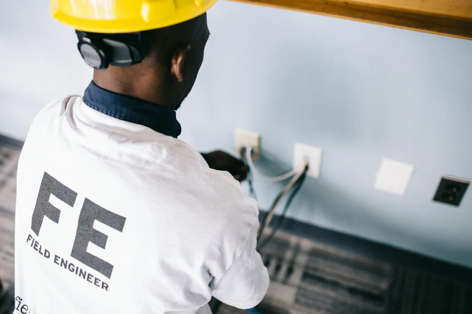 electrician doing work